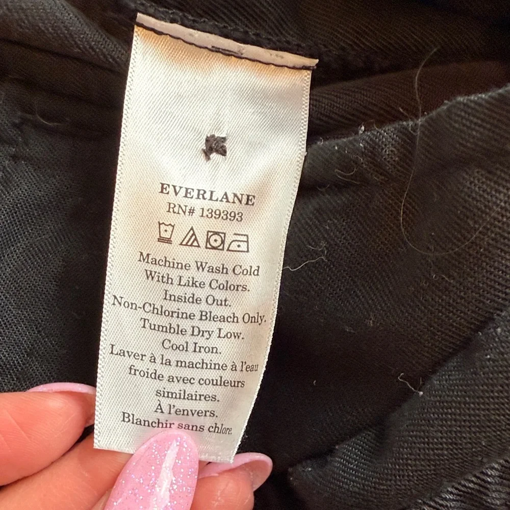 Everlane Women's Black Soft Tapered Leg Pants Size 16 - Picture 3 of 13